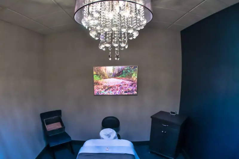 Relaxing massage treatment at Inspire Day Spa